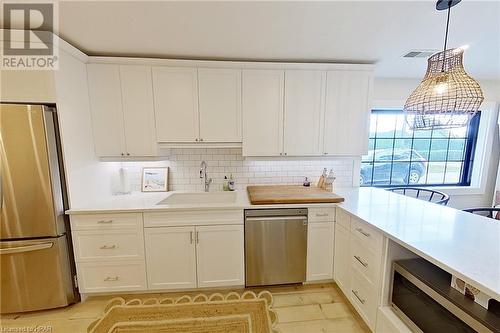 31 Glass Street, Bayfield, ON - Indoor Photo Showing Kitchen With Stainless Steel Kitchen