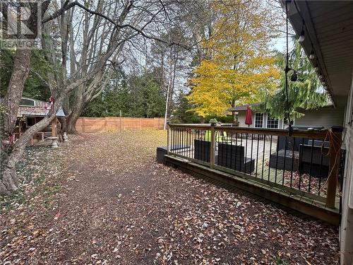 View of yard featuring a deck - 31 Glass Street, Bayfield, ON - Outdoor