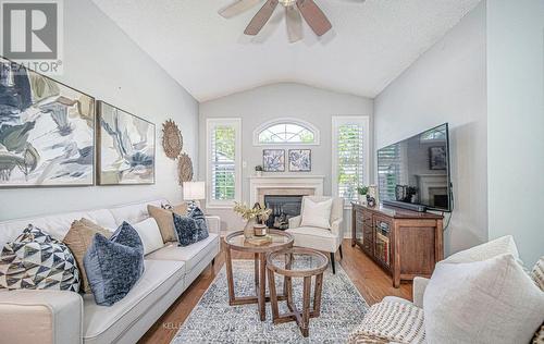 410 Carnwith Drive E, Whitby (Brooklin), ON - Indoor Photo Showing Living Room With Fireplace