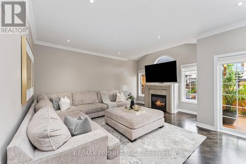 175 Trudeau Drive, Vaughan, ON - Indoor Photo Showing Living Room With Fireplace