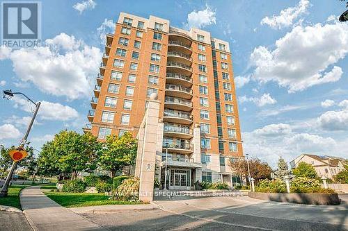 412 - 2365 Central Park Drive, Oakville, ON - Outdoor With Balcony With Facade