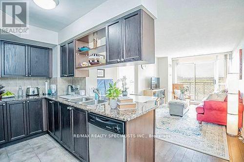 412 - 2365 Central Park Drive, Oakville, ON - Indoor Photo Showing Kitchen With Double Sink