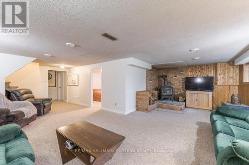 660 Pope Drive, Smith-Ennismore-Lakefield, ON - Indoor Photo Showing Living Room With Fireplace