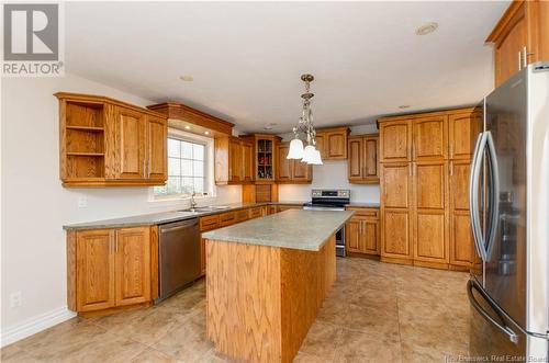 160 Daniel Drive, Irishtown, NB - Indoor Photo Showing Kitchen With Double Sink