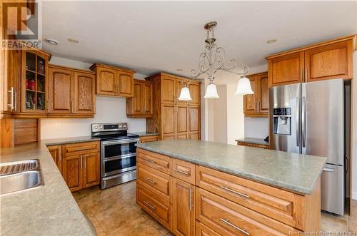 160 Daniel Drive, Irishtown, NB - Indoor Photo Showing Kitchen With Double Sink