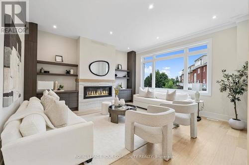 2 Bunn Court, Aurora, ON - Indoor Photo Showing Other Room With Fireplace