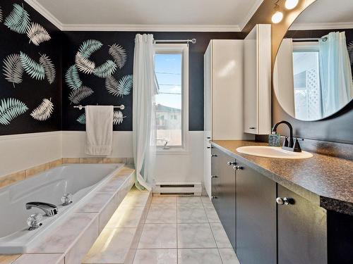 Kitchen - 480 Rue Du Titanic, Sainte-Catherine, QC - Indoor Photo Showing Kitchen With Double Sink