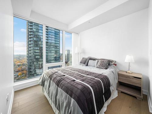 Chambre Ã Â coucher - 3404-1188 Rue St-Antoine O., Montréal (Ville-Marie), QC - Indoor Photo Showing Bedroom