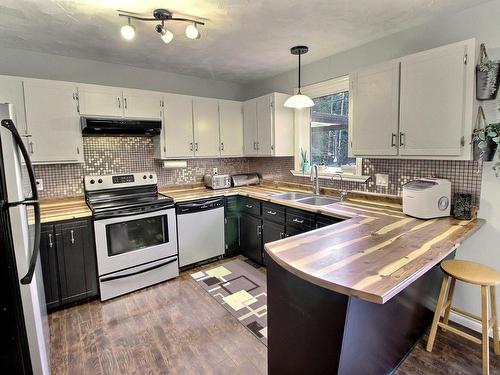 Kitchen - 52 Ch. Du Lac-Figuery, Saint-Mathieu-D'Harricana, QC - Indoor Photo Showing Kitchen With Double Sink