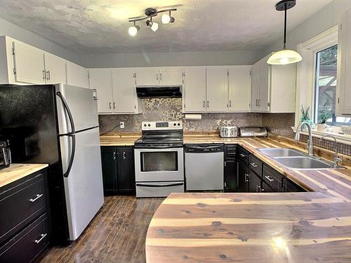 Kitchen - 52 Ch. Du Lac-Figuery, Saint-Mathieu-D'Harricana, QC - Indoor Photo Showing Kitchen With Double Sink