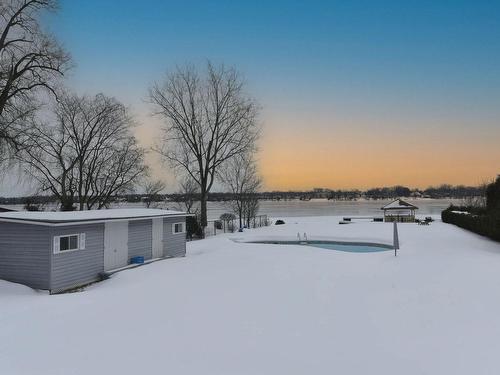 Backyard - 7502 Boul. Lévesque E., Laval (Duvernay), QC - Outdoor With Body Of Water With View