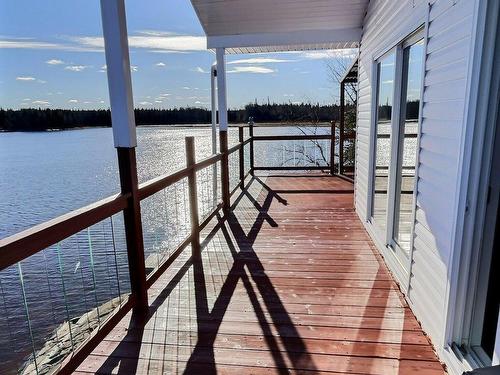 Balcony - 17 Ch. Du Lac-Matagami, Eeyou Istchee Baie-James, QC -  Photo Showing Other Room With Body Of Water