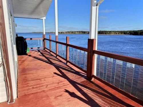 Balcony - 17 Ch. Du Lac-Matagami, Eeyou Istchee Baie-James, QC -  With Body Of Water With View With Exterior