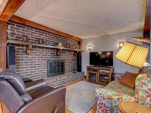 Family room - 273 Rue Valois, Saint-Bruno-De-Montarville, QC - Indoor Photo Showing Living Room With Fireplace