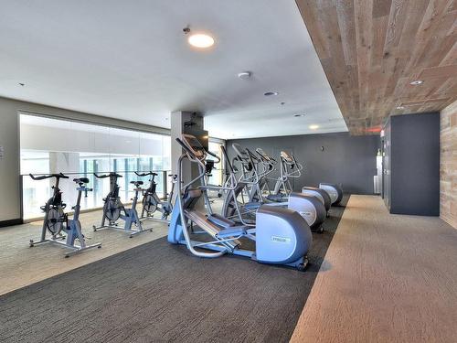 Exercise room - 412-1500 Rue Des Bassins, Montréal (Le Sud-Ouest), QC - Indoor Photo Showing Gym Room