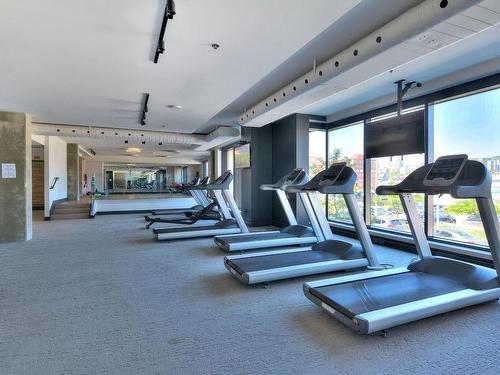 Exercise room - 412-1500 Rue Des Bassins, Montréal (Le Sud-Ouest), QC - Indoor Photo Showing Gym Room