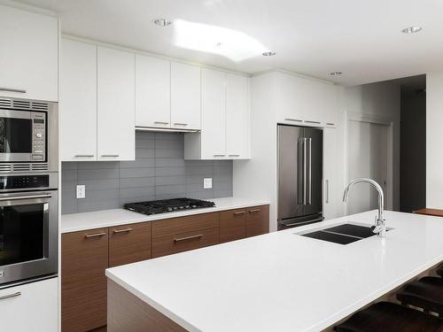 204-4011 Rainbow Hill Lane, Saanich, BC - Indoor Photo Showing Kitchen With Double Sink With Upgraded Kitchen