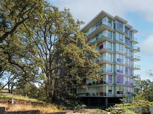 204-4011 Rainbow Hill Lane, Saanich, BC - Outdoor With Balcony With Facade