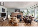 852 Stuart Road, West Kelowna, BC  - Indoor Photo Showing Living Room With Fireplace 