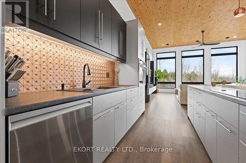 2223 Cooper Road, Madoc, ON - Indoor Photo Showing Kitchen With Double Sink With Upgraded Kitchen