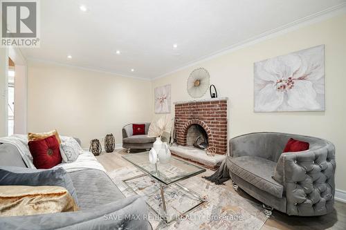 60 Scott Street, Brampton, ON - Indoor Photo Showing Living Room With Fireplace