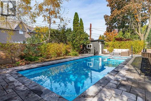 4017 Grapehill Avenue, Burlington, ON - Outdoor With In Ground Pool With Backyard