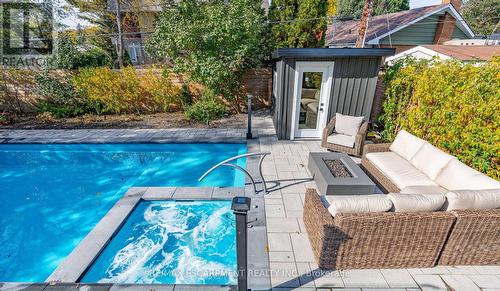 4017 Grapehill Avenue, Burlington, ON - Outdoor With In Ground Pool