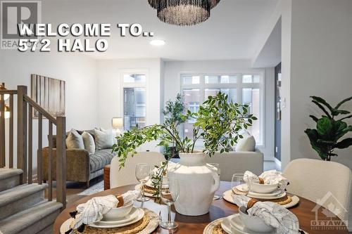 572 Halo Private, Ottawa, ON - Indoor Photo Showing Dining Room