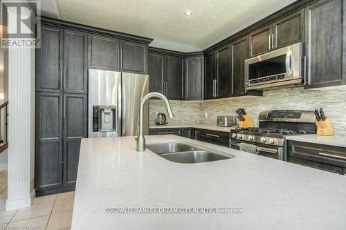 235 Birkinshaw Road, Cambridge, ON - Indoor Photo Showing Kitchen With Double Sink With Upgraded Kitchen