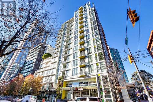 908 1205 Howe Street, Vancouver, BC - Outdoor With Balcony With Facade