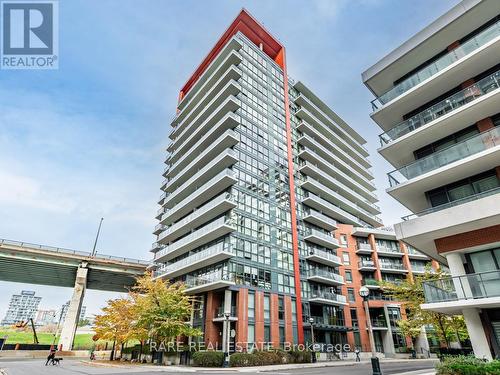 718 - 50 Bruyeres Mews, Toronto, ON - Outdoor With Balcony With Facade