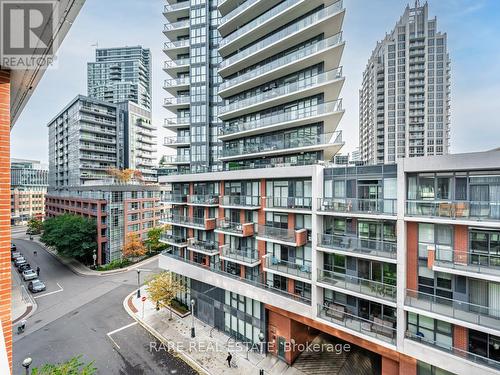 718 - 50 Bruyeres Mews, Toronto, ON - Outdoor With Balcony With Facade