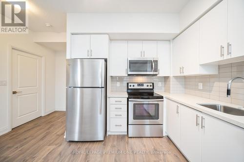 804 - 3600 Highway 7, Vaughan, ON - Indoor Photo Showing Kitchen With Stainless Steel Kitchen