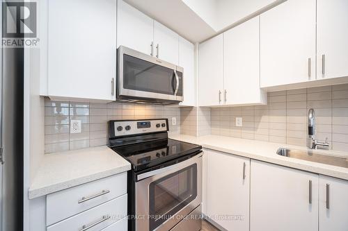 804 - 3600 Highway 7, Vaughan, ON - Indoor Photo Showing Kitchen With Stainless Steel Kitchen With Upgraded Kitchen