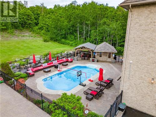 2600 Whitson Drive, Val Caron, ON - Outdoor With In Ground Pool With Backyard