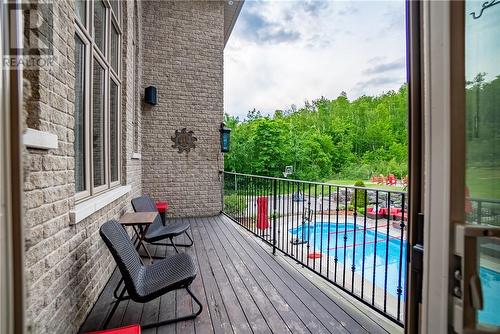 2600 Whitson Drive, Val Caron, ON - Outdoor With In Ground Pool With Exterior