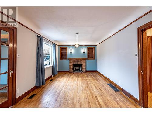 1237 Columbia Avenue, Trail, BC - Indoor Photo Showing Living Room With Fireplace