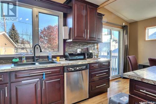 2634 6A Avenue W, Prince Albert, SK - Indoor Photo Showing Kitchen With Double Sink