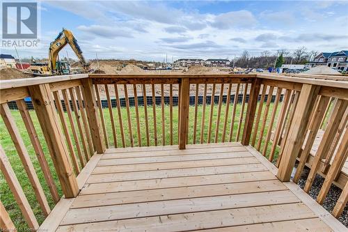 Wooden terrace featuring a lawn - 26 Elsegood Drive, Guelph, ON - Outdoor With Deck Patio Veranda With Exterior