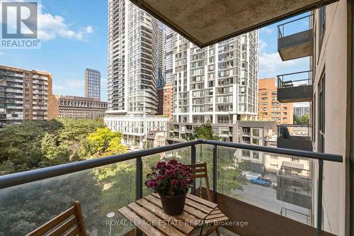 601 - 76 Shuter Street, Toronto, ON - Outdoor With Balcony