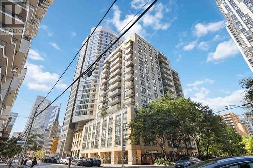 601 - 76 Shuter Street, Toronto, ON - Outdoor With Balcony With Facade