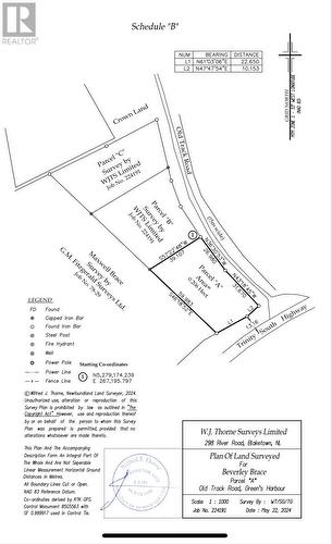 Lot 1-3 Old Track Road, Green'S Harbour, NL 