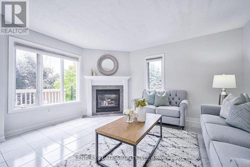 258 Stone Road, Aurora, ON - Indoor Photo Showing Living Room With Fireplace