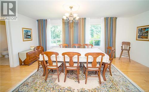 20 Nicholson Lane, Douglas, NB - Indoor Photo Showing Dining Room