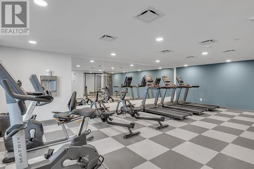 1488 Bertram Street Unit# 2306, Kelowna, BC - Indoor Photo Showing Gym Room