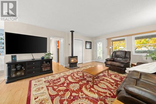 17884 Loyalist Parkway, Prince Edward County (Hillier), ON - Indoor Photo Showing Living Room With Fireplace