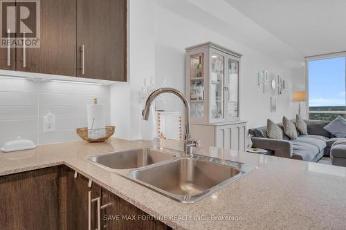 2010 - 3985 Grand Park Drive, Mississauga, ON - Indoor Photo Showing Kitchen With Double Sink