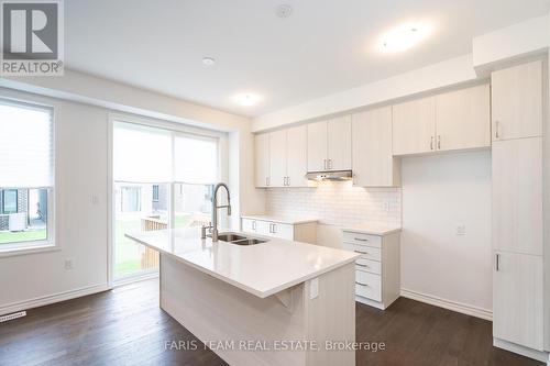 48 Mcbride Trail, Barrie, ON - Indoor Photo Showing Kitchen With Double Sink With Upgraded Kitchen