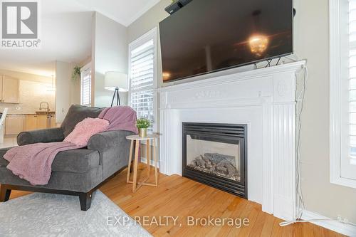 120 Fred Young Drive, Toronto, ON - Indoor Photo Showing Living Room With Fireplace