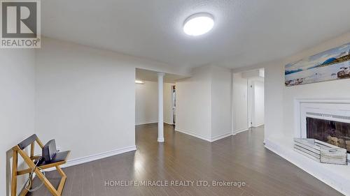 284 Royal Salisbury Way, Brampton, ON - Indoor Photo Showing Living Room With Fireplace